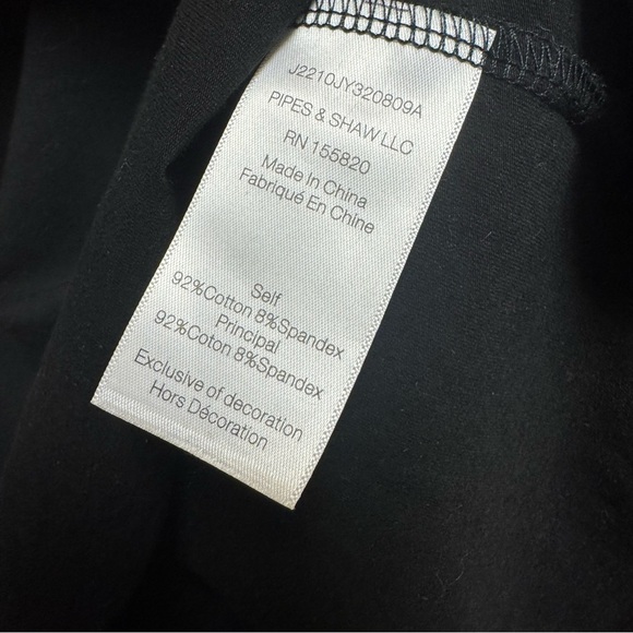 Veronica Beard Rumia Pearl Fringe Embellished Black Top - Picture 5 of 7